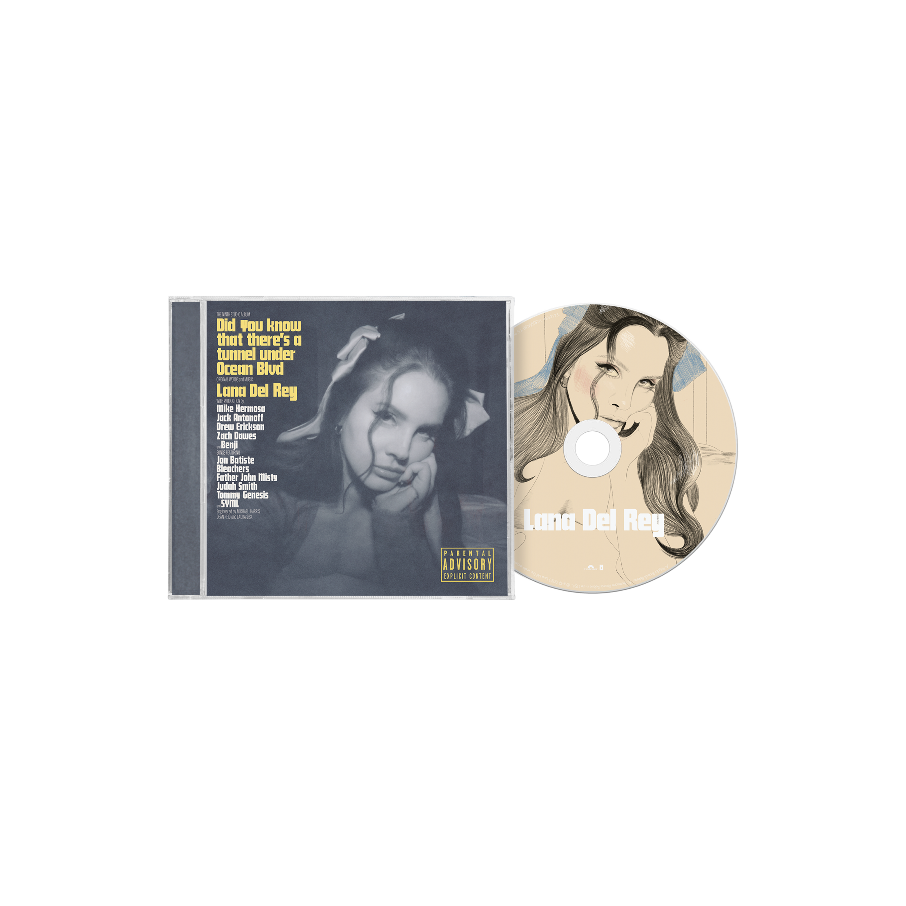 Lana Del Rey - Did You Know That There’s a Tunnel Under Ocean Blvd CD