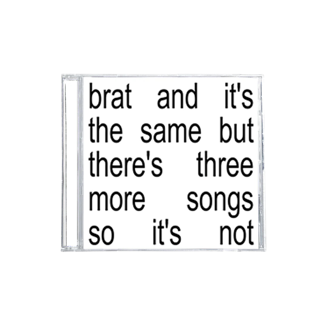 Charli XCX - Brat And It's The Same But There's Three More Songs So It's Not CD