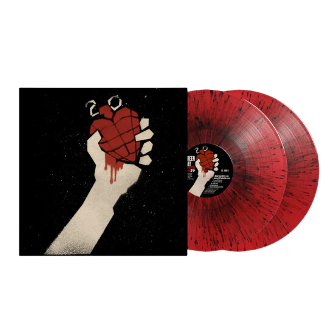 Green Day - American Idiot 20th Aniversario Vinilo Rojo y Negro Splatter